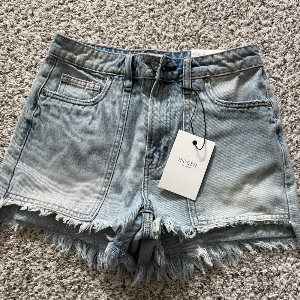 Hidden ‘Sofie’ Women's Light Blue Denim Shorts